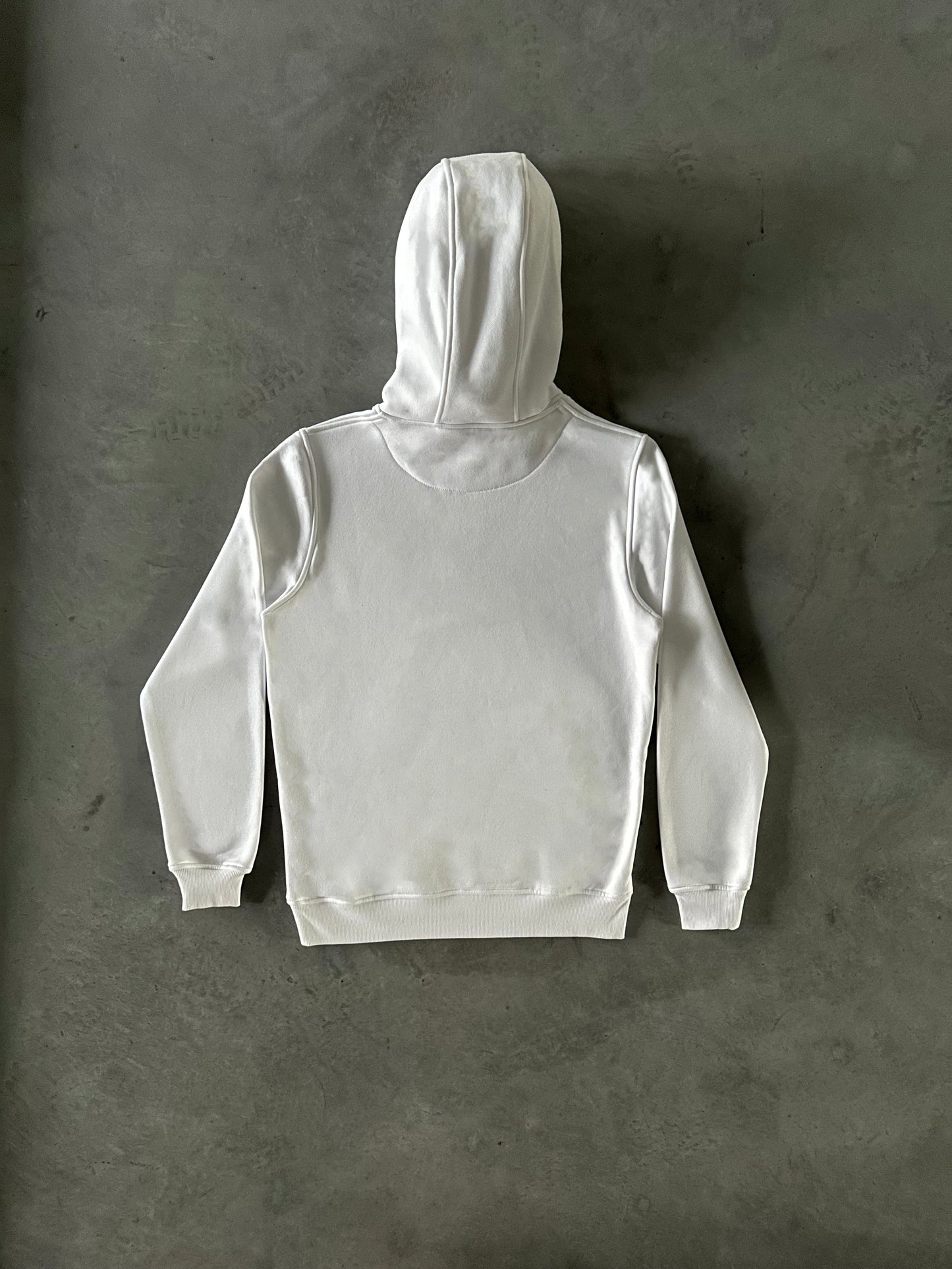 HAMSA LOGO HOODIE - WHITE