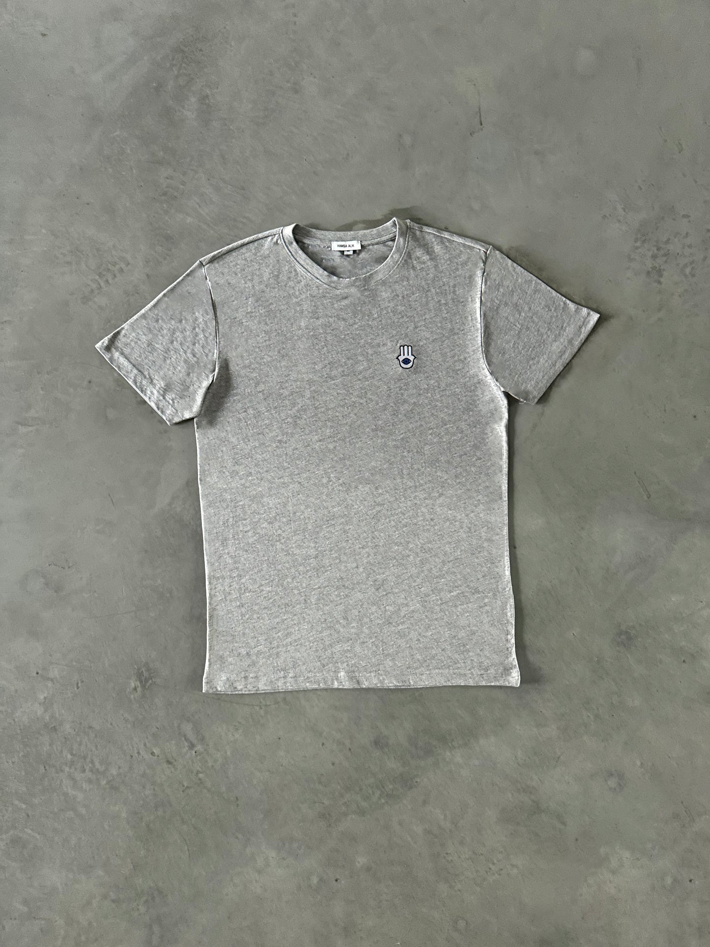 HAMSA LOGO T-SHIRT - GREY