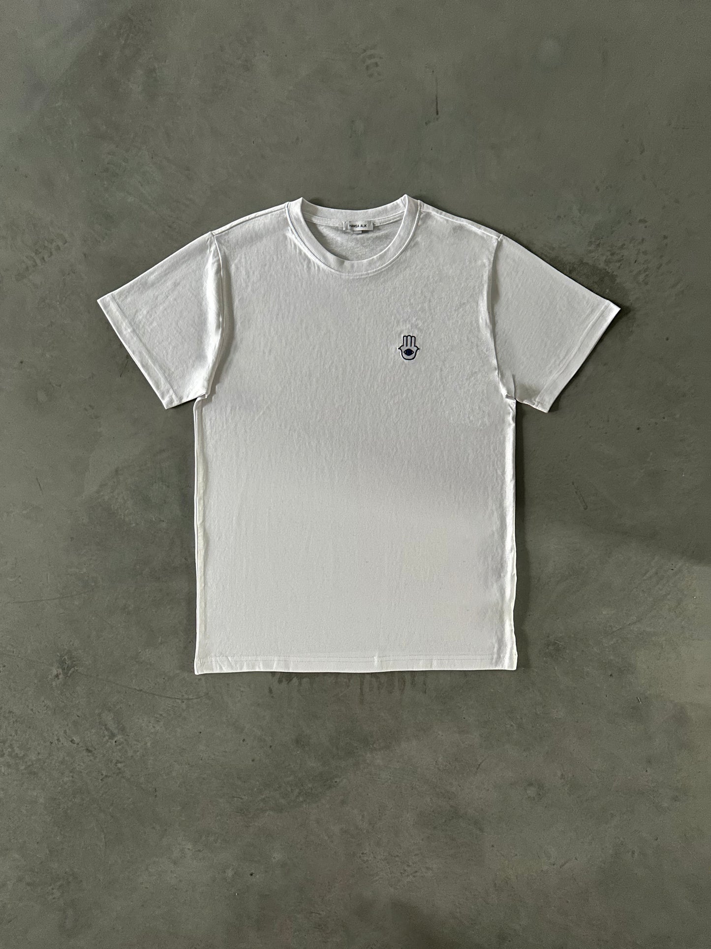 HAMSA LOGO T-SHIRT - WHITE